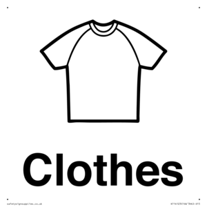 Dementia clothes sign
